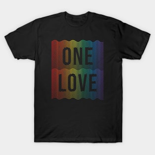 one love - LBGTQ+ Pride T-Shirt